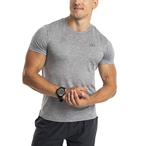 GYM AESTHETICS | 4 in 1 Bodybuilding Shirt Herren V-Neck Fitness Shirt Herren Slim-Fit Funktionsshirt UV-Schutz Anti schweiß Sport Tshirts trainingsshirt Herren, für Krafttaining und andere Sport von GYM AESTHETICS