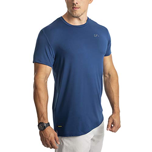 GYM AESTHETICS | 4 in 1 Bodybuilding Shirt Herren V-Neck Fitness Shirt Herren Slim-Fit Funktionsshirt UV-Schutz Anti schweiß Sport Tshirts trainingsshirt Herren, für Krafttaining und andere Sport von GYM AESTHETICS