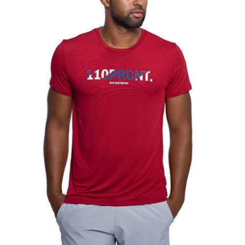 GYM AESTHETICS | 4 in 1 Bodybuilding Shirt Herren V-Neck Fitness Shirt Herren Slim-Fit Funktionsshirt UV-Schutz Anti schweiß Sport Tshirts trainingsshirt Herren, für Krafttaining und andere Sport von GYM AESTHETICS