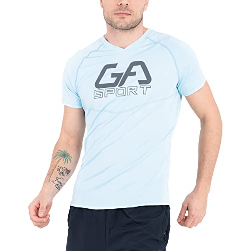 GYM AESTHETICS | Slim Fit T-Shirt Herren 6 in 1 Funktionsshirt Herren Kurzarm Fitness Tshirt Sportshirt Trainingsshirt Gym Shirt Bodybuilding Shirt von GYM AESTHETICS