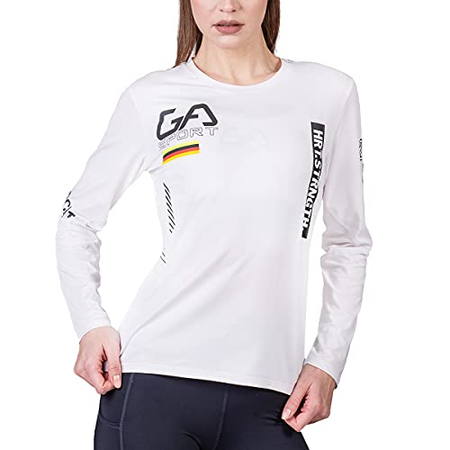 GYM AESTHETICS | Training Lufttransportierend T Shirt für Damen in Weiß von GYM AESTHETICS