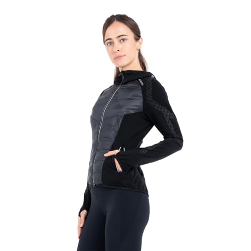 GYM AESTHETICS | Ultrasonic 3.0 Trainingsjacke Atmungsaktiv Running Hybrid Jacke Für Frauen Damen, wasserdicht, ultraleicht mit Reißverschluss primaloft Wanderjacke Kapuzenjacke von GYM AESTHETICS