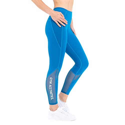 GYM AESTHETICS 1+1 2023 Aktiv Hight Waist Leggings Damen sportleggins Damen lang Kompression schnell trocknend Leggins, Cinch-Taille Funktionsleggings thermoleggings für Yoga und Sportarten von GYM AESTHETICS