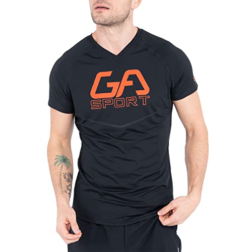 GYM AESTHETICS | Slim Fit T-Shirt Herren 6 in 1 Funktionsshirt Herren Kurzarm Fitness Tshirt Sportshirt Trainingsshirt Gym Shirt Bodybuilding Shirt von GYM AESTHETICS