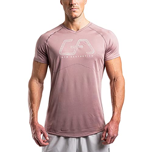 GYM AESTHETICS | Slim Fit T-Shirt Herren 6 in 1 Funktionsshirt Herren Kurzarm Fitness Tshirt Sportshirt Trainingsshirt Gym Shirt Bodybuilding Shirt von GYM AESTHETICS