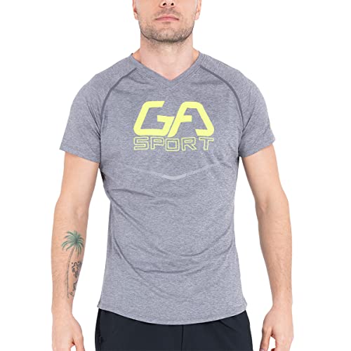 GYM AESTHETICS | Slim Fit T-Shirt Herren 6 in 1 Funktionsshirt Herren Kurzarm Fitness Tshirt Sportshirt Trainingsshirt Gym Shirt Bodybuilding Shirt von GYM AESTHETICS