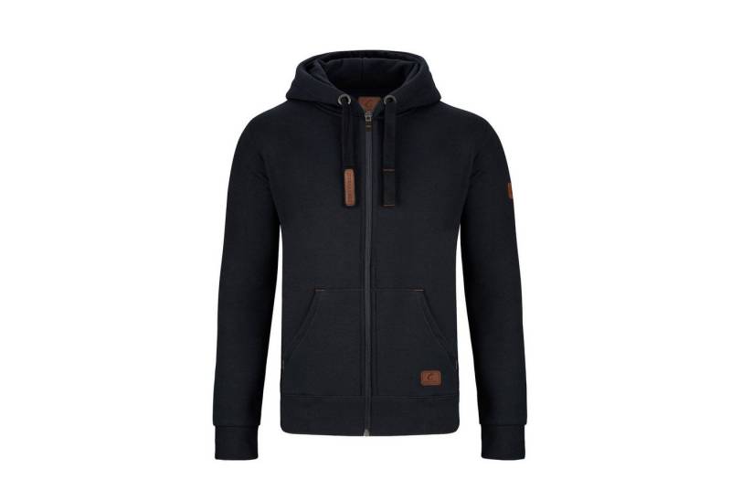 GYMAMBA Sweatjacke Herren leather edition (1-tlg) mit Kapuze von GYMAMBA