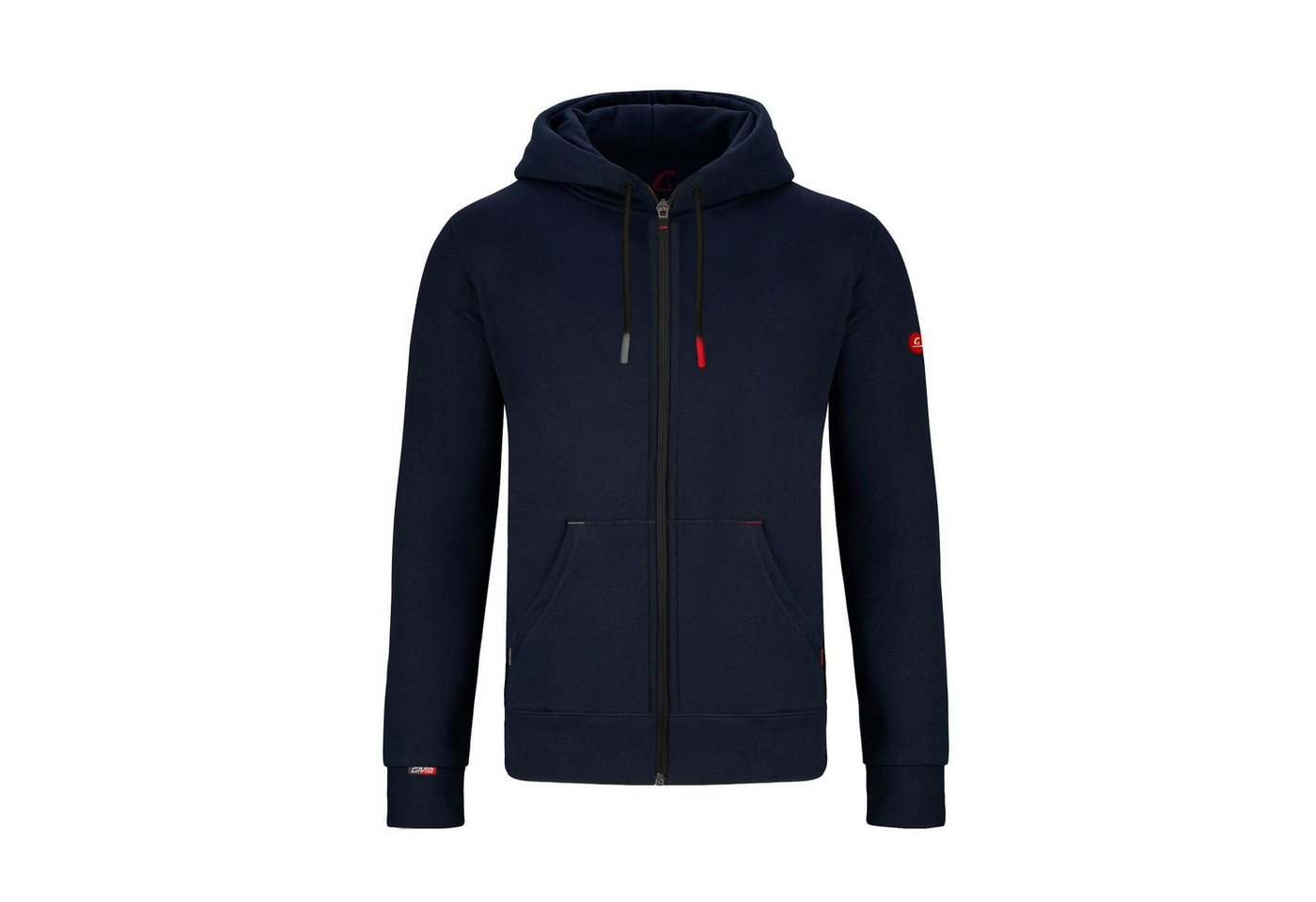 GYMAMBA Sweatjacke Herren red edition dunkelblau (1-tlg) mit Kapuze von GYMAMBA