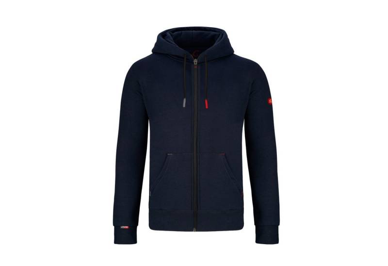 GYMAMBA Sweatjacke Herren red edition dunkelblau (1-tlg) mit Kapuze von GYMAMBA