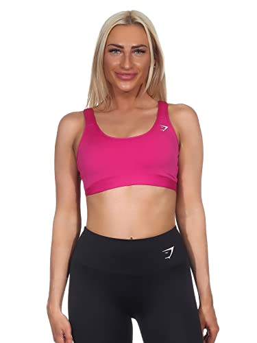 GYMSHARK Damen Scoop Neck Sports Bra Farbe: Pink; Größe: M von GYMSHARK