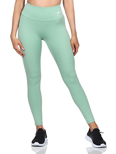 GYMSHARK Damen Training Leggings Farbe: Grün; Größe: L von GYMSHARK