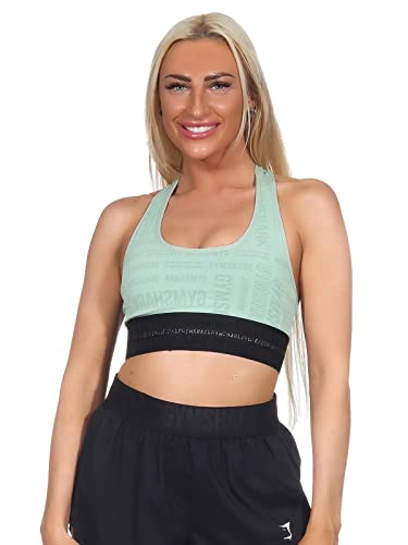 GYMSHARK Damen Vision Sports Bra Farbe: Grün/Schwarz; Größe: M von GYMSHARK