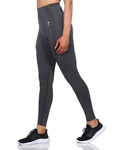 GYMSHARK Damen Vital Seamless 2.0 Leggings, Tights Farbe: Anthrazit Meliert; Größe: S von GYMSHARK