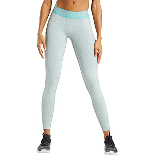 GYMSHARK Flex Low Rise Seamless Contouring Leggings, Spring Green Marl / Jade Green, S von GYMSHARK