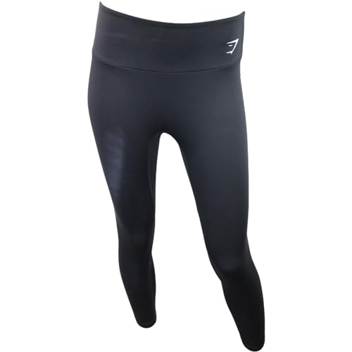 GYMSHARK Trainings-Leggings mit hoher Taille in 7/8-Länge, Schwarz , S GYMSHARK Trainings-Leggings mit hoher Taille in 7/8-Länge, Schwarz , S von GYMSHARK