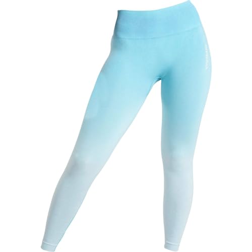 Gymshark Adapt Ombre nahtlose Damen-Trainingshose, lang, Blau, blau, M von GYMSHARK