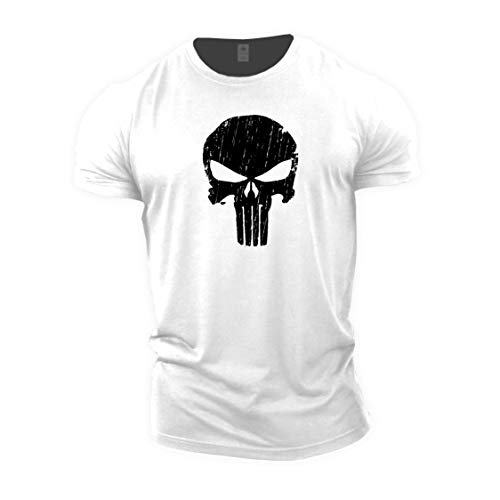 GYMTIER Bodybuilding-T-Shirt der Männer - Skull - Fitness-Trainingsoberteil GYMTIER Bodybuilding-T-Shirt der Männer - Skull - Fitness-Trainingsoberteil von GYMTIER