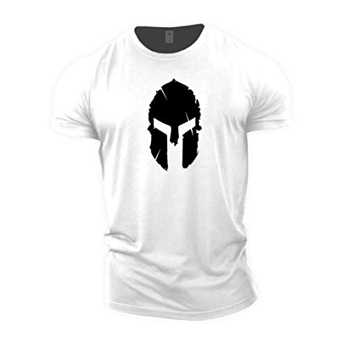 GYMTIER Bodybuilding-T-Shirt der Männer - Spartan Helmet - Fitness-Trainingsoberteil GYMTIER Bodybuilding-T-Shirt der Männer - Spartan Helmet - Fitness-Trainingsoberteil von GYMTIER