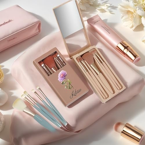 Personalisiertes Reise-Make-up-Pinsel-Set, Reise-Make-up-Pinsel-Set, Mini-Lidschatten-Kits, kleine Größe, Lidschattenetui, Augen-Make-up, gebürstetes Make-up, weiche Pinsel, grundlegende kosmetische Personalisiertes Reise-Make-up-Pinsel-Set, Reise-Make-up-Pinsel-Set, Mini-Lidschatten-Kits, kleine Größe, Lidschattenetui, Augen-Make-up, gebürstetes Make-up, weiche Pinsel, grundlegende kosmetische von GYSLVTE