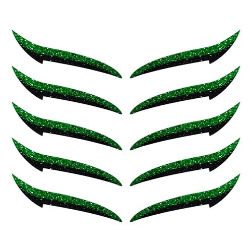 Eye Liner Eyelash -Aufkleber, 10 Teile Wasserdichte Augen Make -up -Aufkleber, Klebstoff -Lidschattenstreifen, Langlebiger Lidschattenstreifen Für Damen Girls Ehefrauen von GZBMEZS