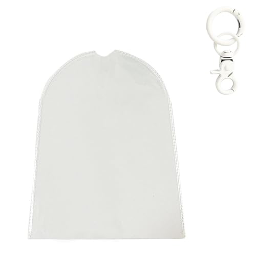 Schlüsselanhänger mit Figuren-Präsentationstasche, durchsichtige Figuren-Präsentationstasche, Organizer-Beutel für Sammlerstücke, Klare Figuren-Präsentationstasche, tragbare Figuren-Aufbewahrungstasch von GZBMEZS