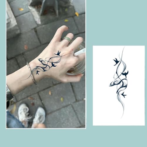Temporäre Tattoos 2 Stück Schmetterling Kräuter Weiblich Wasserdicht Dauerhaft Zwei Wochen Saft Narbenabdeckung Frische Semi-Permanente Männliche Aufkleber Gefälschte Tätowierung Temporäre Tattoos 2 Stück Schmetterling Kräuter Weiblich Wasserdicht Dauerhaft Zwei Wochen Saft Narbenabdeckung Frische Semi-Permanente Männliche Aufkleber Gefälschte Tätowierung von GZEOCR