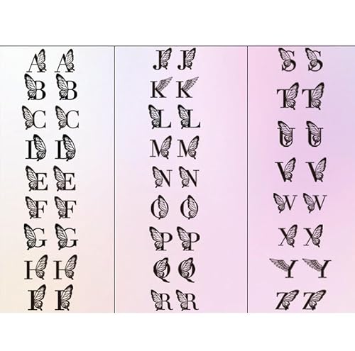 Temporäre Tattoos 3 Stück Finger Kleines Muster Schmetterling Kräuter Wasserdicht Weiblich Dauerhaft Zwei Wochen Handgelenk Semi-Permanent Saft Männlich Aufkleber Gefälschte Tätowierung von GZEOCR