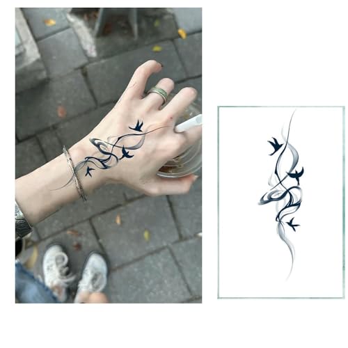Temporäre Tattoos 3 Stück Wind Kräuter Weiblich Wasserdicht Dauerhaft Zwei Wochen Handrücken Saft Narbenabdeckung Semi-Permanente Männliche Aufkleber Gefälschte Tätowierung Temporäre Tattoos 3 Stück Wind Kräuter Weiblich Wasserdicht Dauerhaft Zwei Wochen Handrücken Saft Narbenabdeckung Semi-Permanente Männliche Aufkleber Gefälschte Tätowierung von GZEOCR