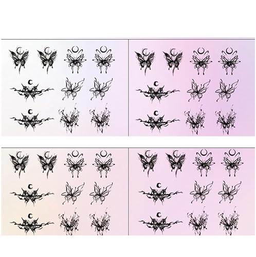 Temporäre Tattoos 4 Kleine Fingermuster Schmetterling Kräuter Wasserdicht Weiblich Dauerhaft Zwei Wochen Handgelenk Semi-Permanent Saft Männlich Aufkleber Gefälschte Tätowierung Temporäre Tattoos 4 Kleine Fingermuster Schmetterling Kräuter Wasserdicht Weiblich Dauerhaft Zwei Wochen Handgelenk Semi-Permanent Saft Männlich Aufkleber Gefälschte Tätowierung von GZEOCR