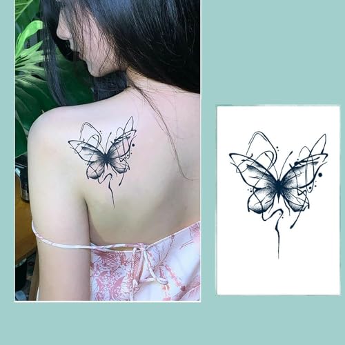 Temporäre Tattoos 6 Stück Schmetterling Kräuter Weiblich Wasserdicht Dauerhaft Zwei Wochen Saft Narbenabdeckung Frische Semi-Permanente Männliche Aufkleber Gefälschte Tätowierung Temporäre Tattoos 6 Stück Schmetterling Kräuter Weiblich Wasserdicht Dauerhaft Zwei Wochen Saft Narbenabdeckung Frische Semi-Permanente Männliche Aufkleber Gefälschte Tätowierung von GZEOCR