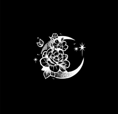 Temporäre Tattoos Blume Mond Kräuter Dauerhaft Zwei Wochen Wasserdicht Semi-Permanent Männer Und Frauen Hand Saft Aufkleber Gefälschte Tattoo von GZEOCR