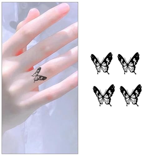 Temporäre Tattoos Finger Schmetterling Wasserdicht Weiblich Dauerhaft Zwei Wochen Semi-Permanent Kleines Muster Kräutersaft Männliche Aufkleber Gefälschte Tätowierung Temporäre Tattoos Finger Schmetterling Wasserdicht Weiblich Dauerhaft Zwei Wochen Semi-Permanent Kleines Muster Kräutersaft Männliche Aufkleber Gefälschte Tätowierung von GZEOCR