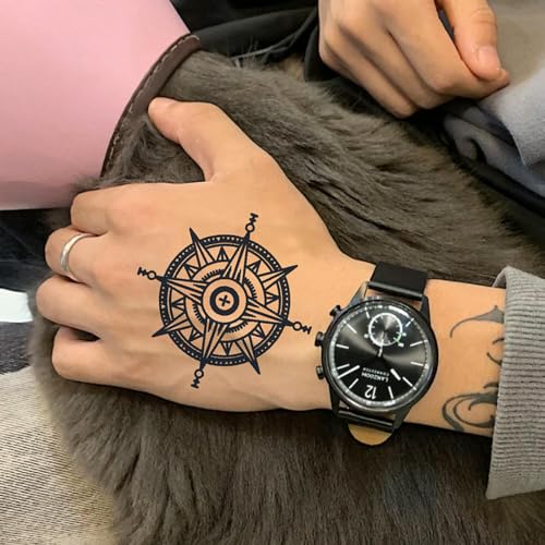 Temporäre Tattoos Handsaft Männer Wasserdicht Zwei Wochen Anhaltende Pflanzliche Semi-Permanente Kleine Muster Weibliche Aufkleber Gefälschte Tattoo von GZEOCR