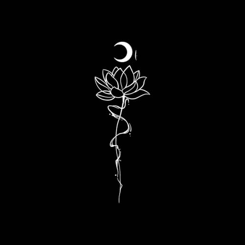 Temporäre Tattoos Lotus Handgelenk Kräuter Wasserdicht Hält Zwei Wochen Kann Nicht Abgewaschen Werden Nicht Reflektierender Saft Semi-Permanent Weiblich Männlich Aufkleber Gefälschte Tätowierung von GZEOCR