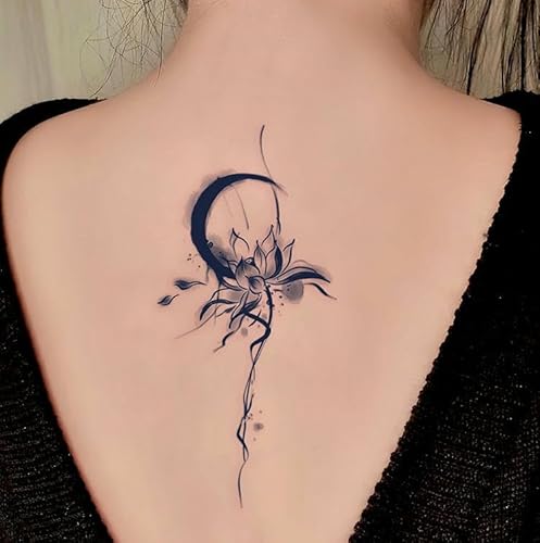 Temporäre Tattoos Lotus Moon Herbal Wasserdicht Weiblich Dauerhaft Zwei Wochen Brust Schlüsselbein Nicht Reflektierender Saft Semi-Permanent Männliche Aufkleber Gefälschte Tätowierung Temporäre Tattoos Lotus Moon Herbal Wasserdicht Weiblich Dauerhaft Zwei Wochen Brust Schlüsselbein Nicht Reflektierender Saft Semi-Permanent Männliche Aufkleber Gefälschte Tätowierung von GZEOCR