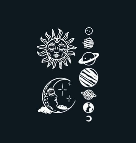 Temporäre Tattoos Sonne Mond Saft Wasserdicht Dauerhaft Zwei Wochen Weiblicher Planet Pflanzliche Semi-Permanente Männliche Aufkleber Gefälschte Tätowierung Temporäre Tattoos Sonne Mond Saft Wasserdicht Dauerhaft Zwei Wochen Weiblicher Planet Pflanzliche Semi-Permanente Männliche Aufkleber Gefälschte Tätowierung von GZEOCR