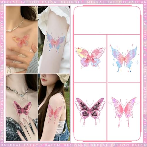 Temporäre Tattoos Tattoo Aufkleber Falsche Tätowierung Schmetterlingsfarbe Wasserdicht Damen Langlebig Waschbar Simulation Narbenabdeckung Ins Style Großes Bild Kleines Bild Temporäre Tattoos Tattoo Aufkleber Falsche Tätowierung Schmetterlingsfarbe Wasserdicht Damen Langlebig Waschbar Simulation Narbenabdeckung Ins Style Großes Bild Kleines Bild von GZEOCR