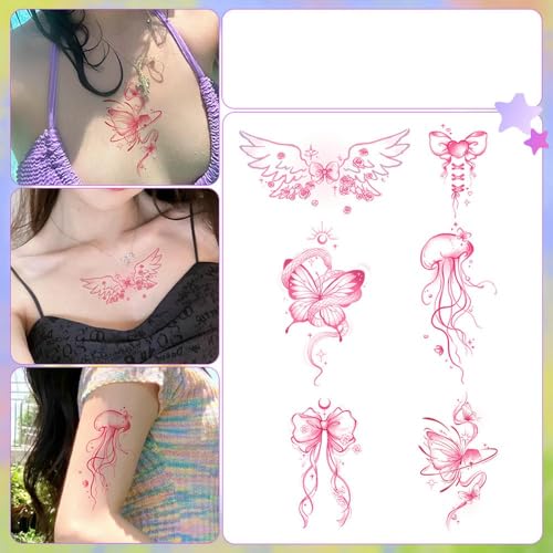 Temporäre Tattoos Tattoo Aufkleber Falsche Tätowierung Schmetterlingsfarbe Wasserdicht Damen Langlebig Waschbar Simulation Narbenabdeckung Ins Style Großes Bild Kleines Bild Temporäre Tattoos Tattoo Aufkleber Falsche Tätowierung Schmetterlingsfarbe Wasserdicht Damen Langlebig Waschbar Simulation Narbenabdeckung Ins Style Großes Bild Kleines Bild von GZEOCR