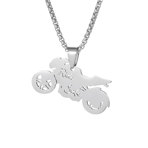 GZHENGZG Herren Halsketten und Damenschmuck Halsband mit Motorrad Halskette für Männer und Frauen, Punk, Hip Hop, Street Bad Motorrad Stil Schmuck, Mode Geschenk Geschenk GZHENGZG Herren Halsketten und Damenschmuck Halsband mit Motorrad Halskette für Männer und Frauen, Punk, Hip Hop, Street Bad Motorrad Stil Schmuck, Mode Geschenk Geschenk von GZHENGZG