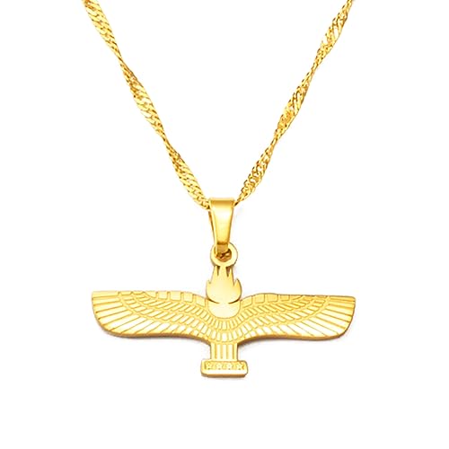 GZHENGZG Herrenhalsketten und Damenschmuck Gravur Aramäische Halskette für Männer und Frauen, arabische Flagge Anhänger, Suryoyo Schmuck, Ashur, Geschenk GZHENGZG Herrenhalsketten und Damenschmuck Gravur Aramäische Halskette für Männer und Frauen, arabische Flagge Anhänger, Suryoyo Schmuck, Ashur, Geschenk von GZHENGZG