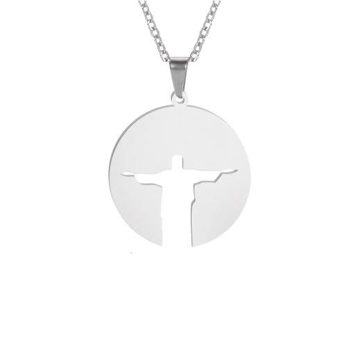 GZHENGZG Herrenhalsketten und Damenschmuck die Erlöserkette für Männer und Frauen, Amulett in Kette, Geschenk für Frauen, Modeschmuck, Brasilien Rio de 7, Geschenk GZHENGZG Herrenhalsketten und Damenschmuck die Erlöserkette für Männer und Frauen, Amulett in Kette, Geschenk für Frauen, Modeschmuck, Brasilien Rio de 7, Geschenk von GZHENGZG