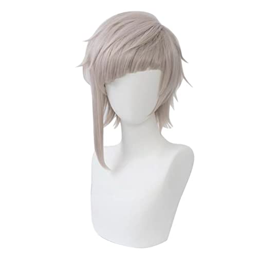 GZIRUE Graue Kurze Perücke für Atsushi Nakajima Wig Cosplay Anime BSD Kostüm with Wig Cap von GZIRUE