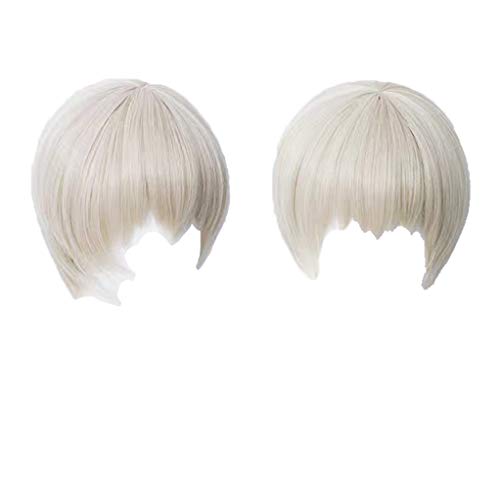 GZIRUE Kurze Gerade Perücke Haar für Toge Inumaki Cosplay Halloween Party Anime Kaisen Wig Kostüm von GZIRUE