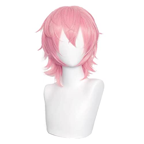 GZIRUE Rosa Kurz Perücke Haar für Ayato Yuri Cosplay Wig Anime Kostüm mit Perücke Kappe Wig Cap von GZIRUE