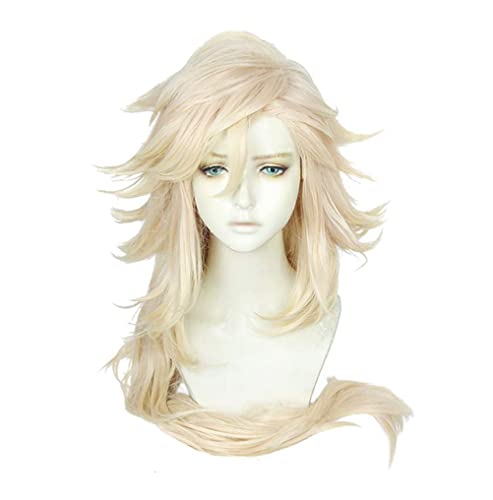 GZIRUE Rose Goldene Lange Perücke Haar für Doma Douma Wig Cosplay Anime Demon Kostüm with Wig Cap von GZIRUE