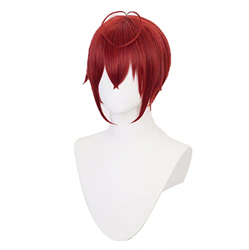 GZIRUE Rot Kurz Perücke für Riddle Rosehearts Wig Cosplay Anime Kostüm with Wig Cap von GZIRUE