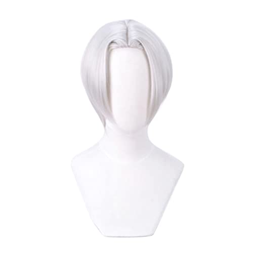 GZIRUE Silbergraue Kurze Perücke Haar für Izana Kurokawa Cosplay Wig Anime Kostüm mit Perücke Kappe Wig Cap von GZIRUE