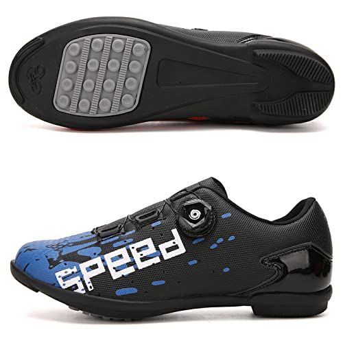 GZQIAWY Fahrradschuhe Herren Damen Outdoor Sport Geschwindigkeit MTB Erwachsene Mountainbike Turnschuhe Rennradschuh Flache Straßenklampe Blaue Schwarze Gummisohle 37 GZQIAWY Fahrradschuhe Herren Damen Outdoor Sport Geschwindigkeit MTB Erwachsene Mountainbike Turnschuhe Rennradschuh Flache Straßenklampe Blaue Schwarze Gummisohle 37 von GZQIAWY