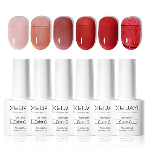 GZSYY UV Nagellack Gel Nagellack Jelly Gel Nail Polish Cherry Red UV Nail Polish UV von GZSYY