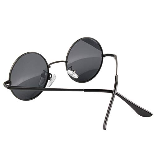 GZYF Polarisierte Gläser Vintage Runde Sonnenbrille Dünnen Rahmen Schwarz Für Das Fahren Täglichen Angeln Auto GZYF Polarisierte Gläser Vintage Runde Sonnenbrille Dünnen Rahmen Schwarz Für Das Fahren Täglichen Angeln Auto von GZYF
